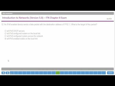 CISCO - CISCO Networking Academy ( CCNA 1 ) - Chapter 8 Exam - Latest