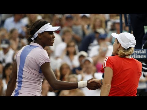 Venus Williams vs Justine Henin 2007 US Open SF Highlights