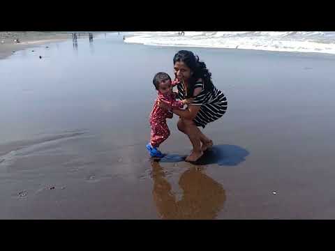 Masti with maapaa @ rajori beach ⛱️(2)