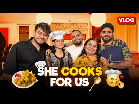 HONE WALI BIWI COOKS WITH MY MOM 😋 VLOG-05