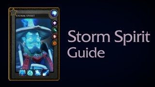 Storm Spirit guide. Gameplay Dendi and qojqva (Eng+Ru)