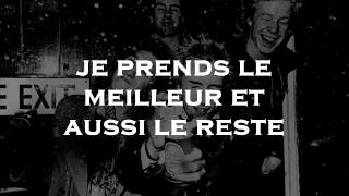 Sex Pistols -  L&#39;anarchie Pour Le U K (lyrics on the screen)