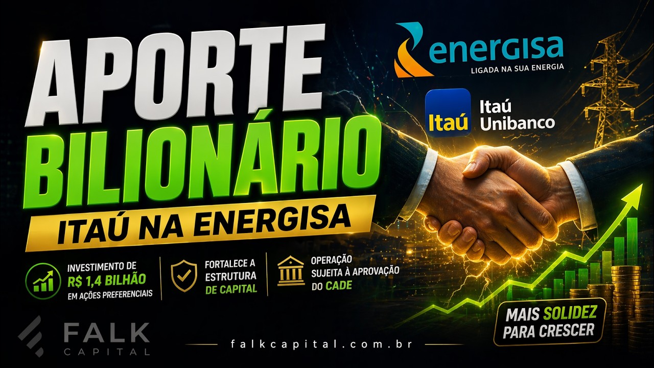 Energisa (ENGI11) e Itaú: Análise do Aporte Estratégico de R$ 1,4 Bilhão