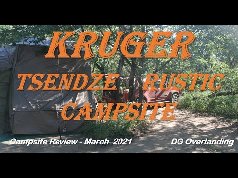 Tsendze Rustic Campsite, Kruger National Park - Campsite review -  DG Overlanding - Sanparks