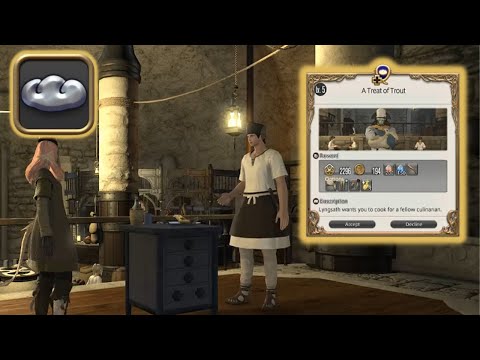 QQ - FFXIV - Culinarians' level 5 - A Treat Of Trout