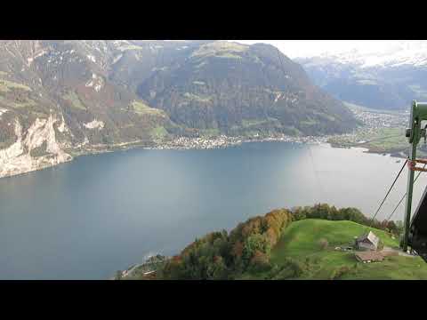Luftseilbahn Isenthal - Bärchi Talfahrt 2020 - cable car Switzerland
