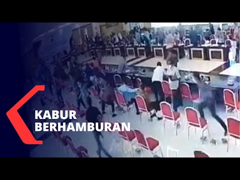 Detik-Detik Pekerja Kabur Berhamburan Saat Gempa Sulawesi Barat Terjadi