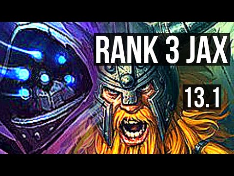 JAX vs OLAF (TOP) | Rank 3 Jax, 2.9M mastery, 600+ games, 6/2/8 | KR Master | 13.1