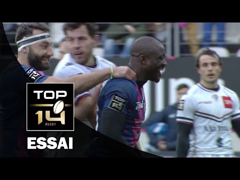 TOP 14 ‐ Essai Djibril CAMARA (SFP) – Paris-Bordeaux-Bègles – J19 – Saison 2016/2017