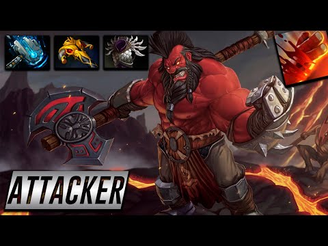 Attacker Axe - 1st Item Meteor Hammer - Dota 2 Pro Gameplay [Watch & Learn]