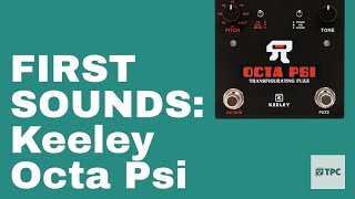 Video thumbnail for Keeley Octa Psi Fuzz // FIRST SOUNDS // NO TALKING by THE PEDAL COLLABORATIVE