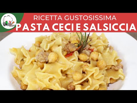 Pasta e ceci con salsiccia | Carlo Gaiano