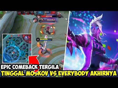 EPIC COMEBACK MOSKOV TERGILA DI TINGGAL SENDIRI MUSUH YANG RATA | TOP GLOBAL MOSKOV