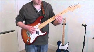 Video thumbnail for Fender American Standard Stratocaster (Sienna Sunburst With Maple Neck) Demo 3 by Phil Lewis Guitar