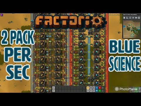 FACTORIO 0.17 | Designing 2 pack/sec Blue Science - Episode 28