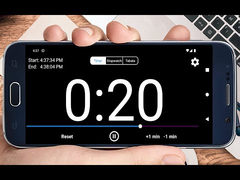 Huge Timer Stopwatch Tabata Video