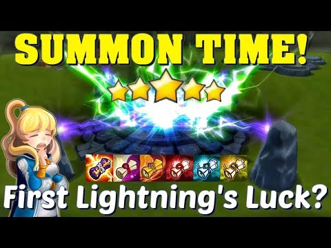 Summoners War - First Lightning, I get a Nat5??? But my joy soon turned into tears ...
