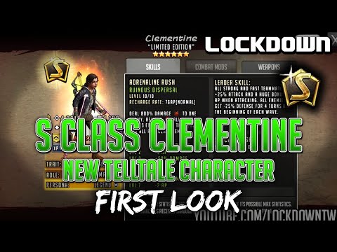 TWD RTS: S Class Clementine, New Telltale Character - First Look - Walking Dead: Road to Survival