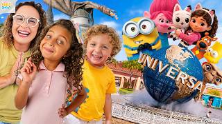 BELLA E LUCCA PASSARAM UM DIA INTEIRO NO PARQUE DA UNIVERSAL! 🌎- FAMÍLIA BELLA E LUCCA SHOW
