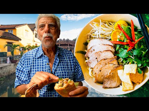 69 ANOS e NUNCA PROVOU ALGO ASSIM! (Hoi An Food Tour)