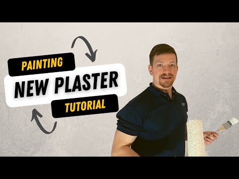 DIY Painting New Plaster | Beginners Guide To Painting