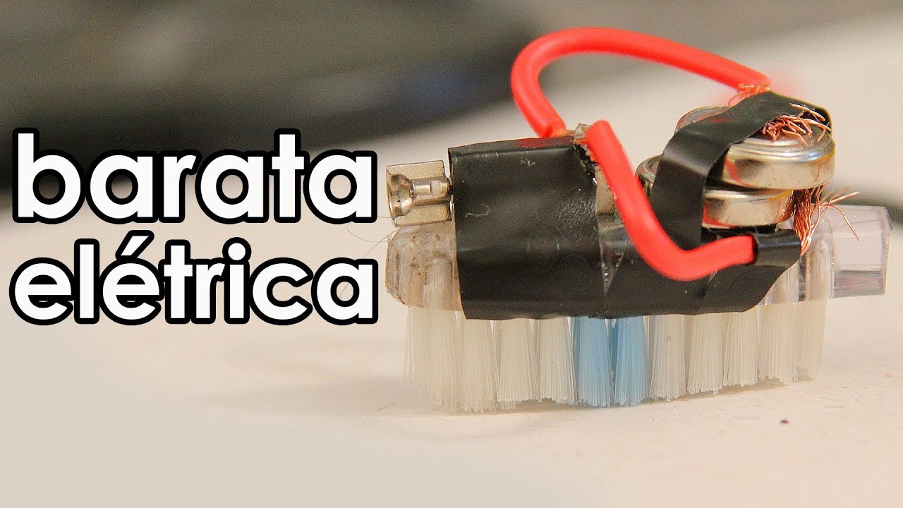 Barata elétrica (mini robô caseiro) (EXPERIÊNCIA)