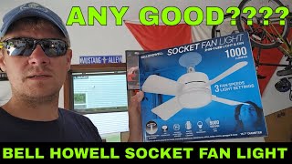 MINI FAN BELL HOWELL SOCKET LIGHT FAN REVIEW ARE THEY WORTH THE MONEY