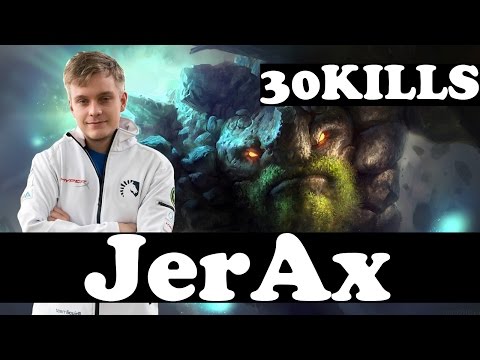 JerAx Plays Tiny WITH 30 KILLS vol 3 - Pub Match Gameplay - Dota 2