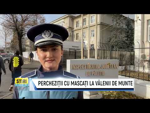 PERCHEZIȚII CU MASCAȚI LA VĂLENII DE MUNTE