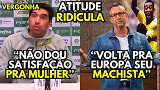 VERGONHA! ABEL FERREIRA É MACHISTA EM COLETIVA E CRAQUE NETO NÃO PERDOA!