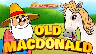 Old MacDonald Had a Farm with Lyrics - Old MacDonald - Farm Animals For Kids by The Learning Station