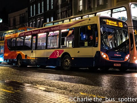 *Loud heating* Stagecoach De Cymru Scania K230UB/ADL Enviro 300 28712 (YN14 FVD) on Route X3