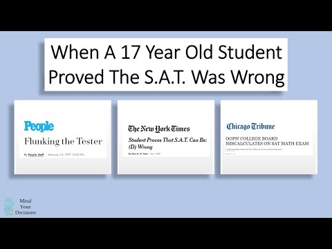 �Here's The SAT Question That A 17-Year-Old Math Whiz Proved Was Wrong