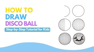 Shine Bright! Disco Ball Drawing Made Fun & Easy 🪩