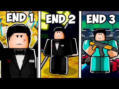 I Survived ALL ENDINGS in INK GAME...