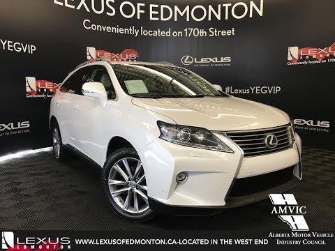 Used White 2015 Lexus RX 350 Technology Package Review Lethbridge Alberta