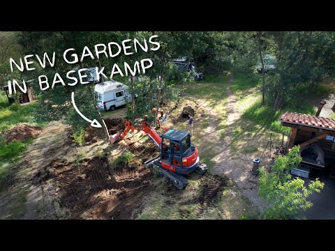 #143 Our first Rain Gardens, and a new Mimosa bridge