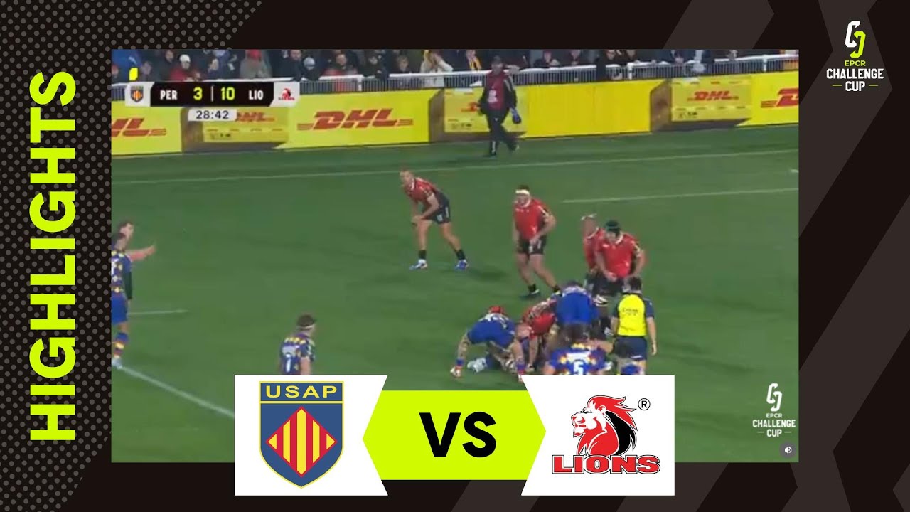 Instant Highlights - USAP v Lions  | EPCR Challenge Cup 2025/26
