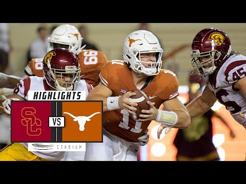 #22 USC vs Texas Football Highlights (2018) | Stadium
