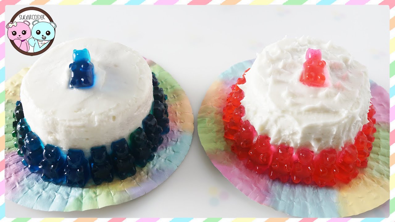 GUMMY BEAR CAKE, HOW TO MAKE GUMMY BEARS - SUGARCODER