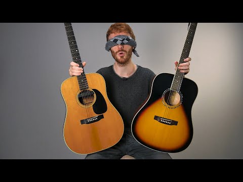 Blindtest 🙈 64€ vs. 2000€ Gitarre - Merke ich den Unterschied?!?