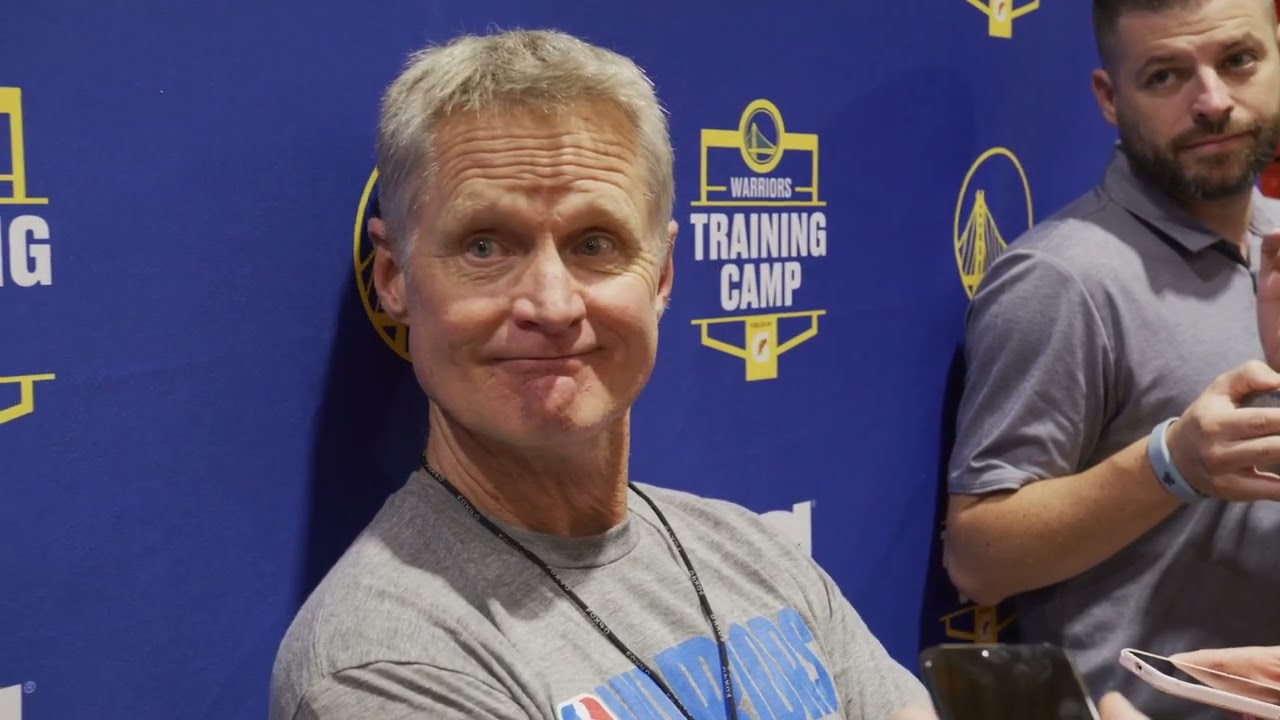 Steve Kerr On Day One of Warriors Training Camp | Oct. 1, 2024