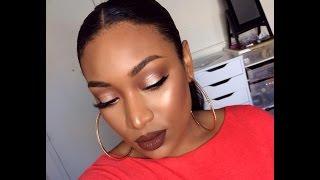 Fall make up/Autumn Makeup tutorial (limecrime salem)