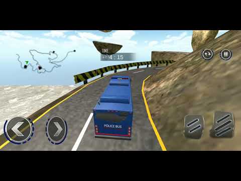 Police bus driver offroad prisoner transport.