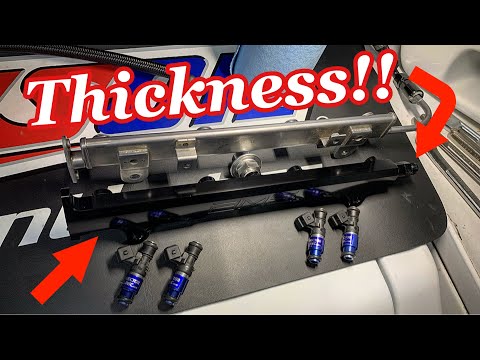 Evo X AMS Fuel Rail w/ Dampner Install