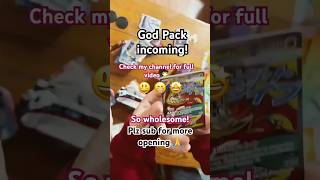 My first god pack ever! #pokemon #yugioh #magic #mtg #arena #tcg #tradingcards #packs #cards #wow