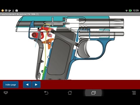 Pistolet FN 1906 expliqué Video