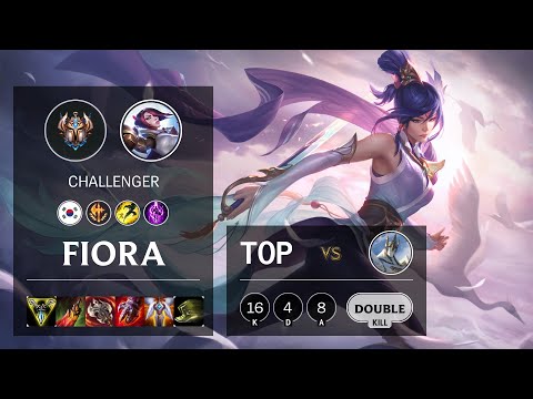 Fiora Top vs Galio - KR Challenger Patch 10.13