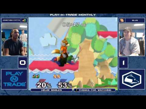 PlayNTrade Monthly 2 Melee Singles - Jonathan Cotto (Falco) vs Slug (Fox) - Winner's Quarters
