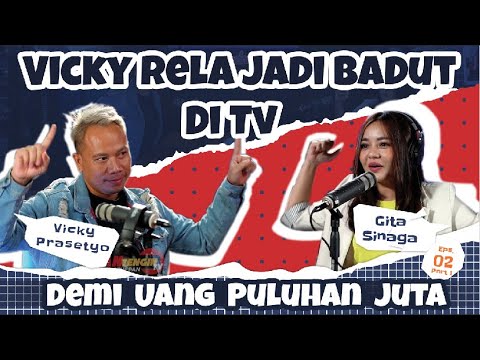 VICKY PRASETYO RELA JADI BADUT  DEMI UANG PULUHAN JUTA .... PANTENGIN PODCAST